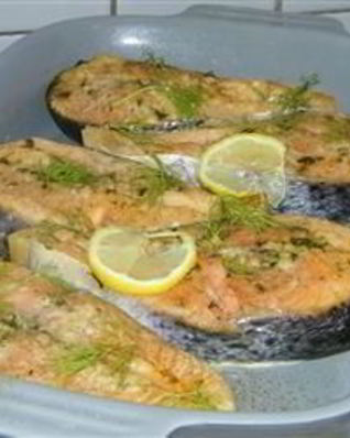 Лосось в фольге