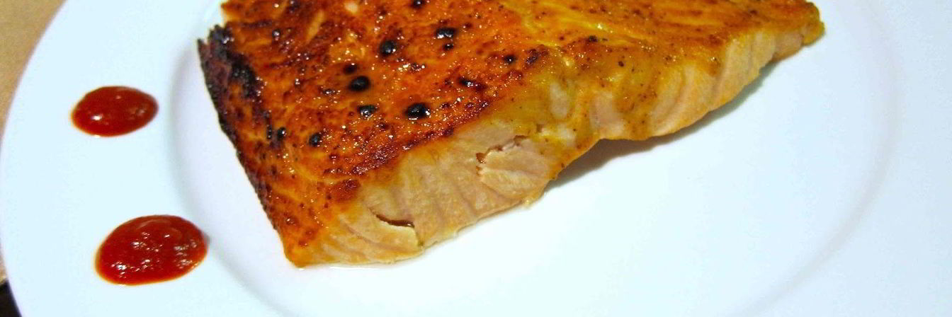 Лосось в горчичном соусе