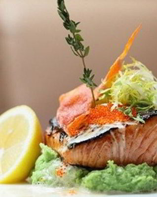 Лосось в карамельном соусе