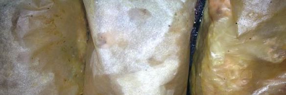 лосось, запеченный со спаржевой фасолью