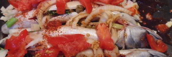 маринованная скумбрия на гриле