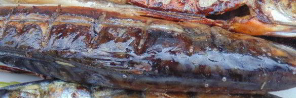 маринованная скумбрия на гриле