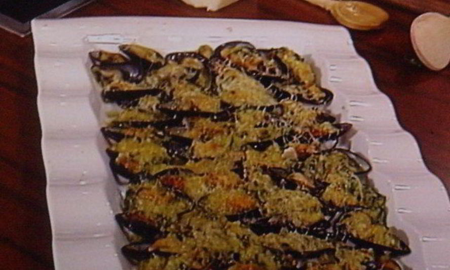 Рецепт мидий под соусом бальзамико, запеченные под сыром