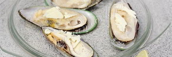 мидии запеченные с сыром