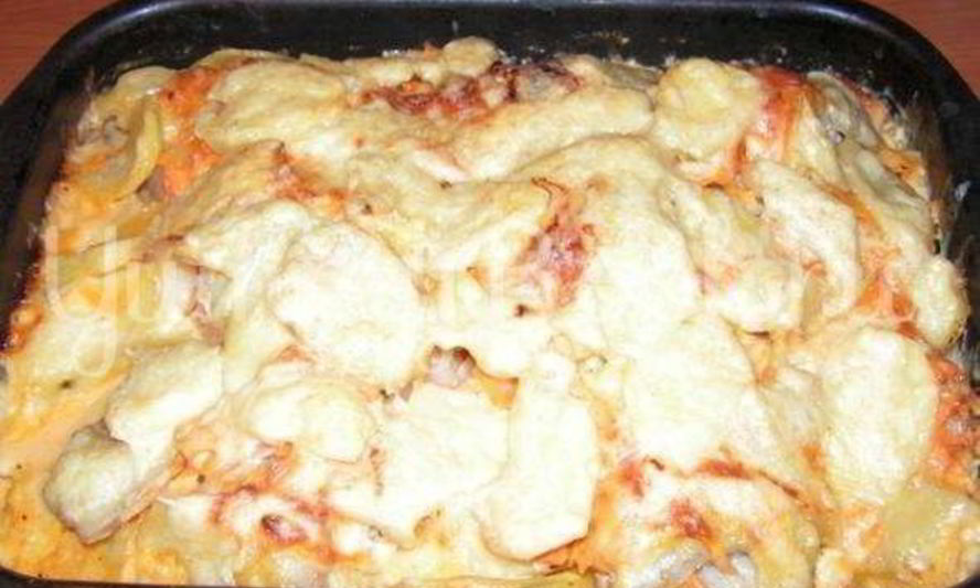 Рецепт минтая по-русски