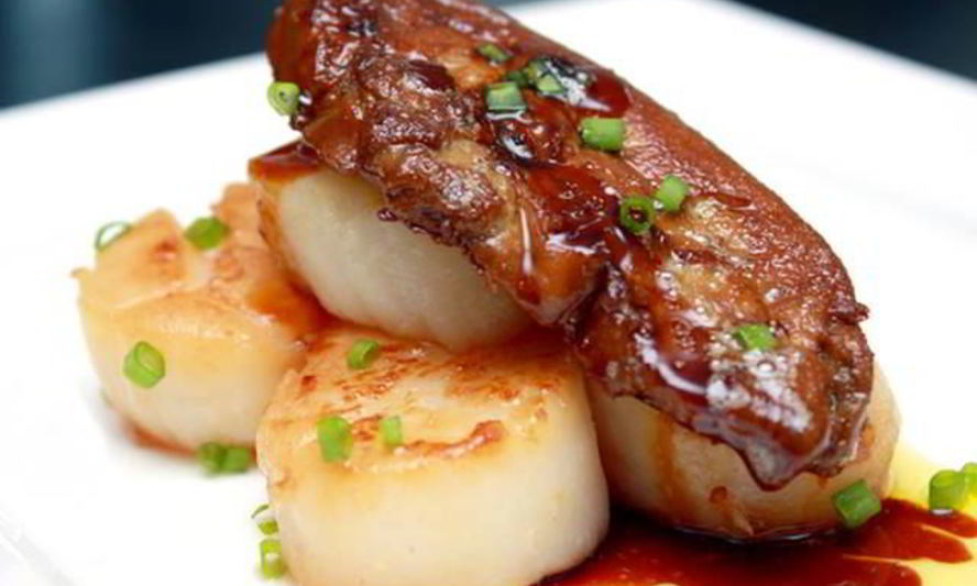 Рецепт морских гребешков с цикорием