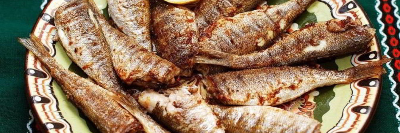 Морской окунь на гриле