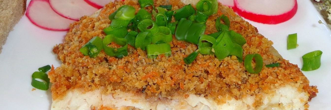 Морской язык в духовке