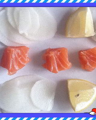 Нежная семга с дайконом