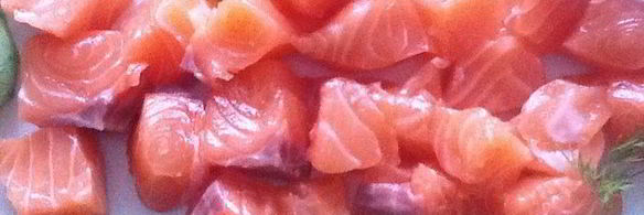 нежная семга с дайконом