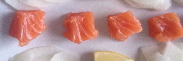 нежная семга с дайконом