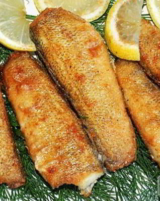 Нототения, жаренная в кукурузной муке