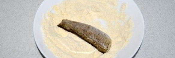 нототения, жаренная в кукурузной муке