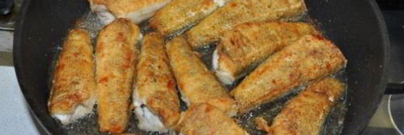 нототения, жаренная в кукурузной муке