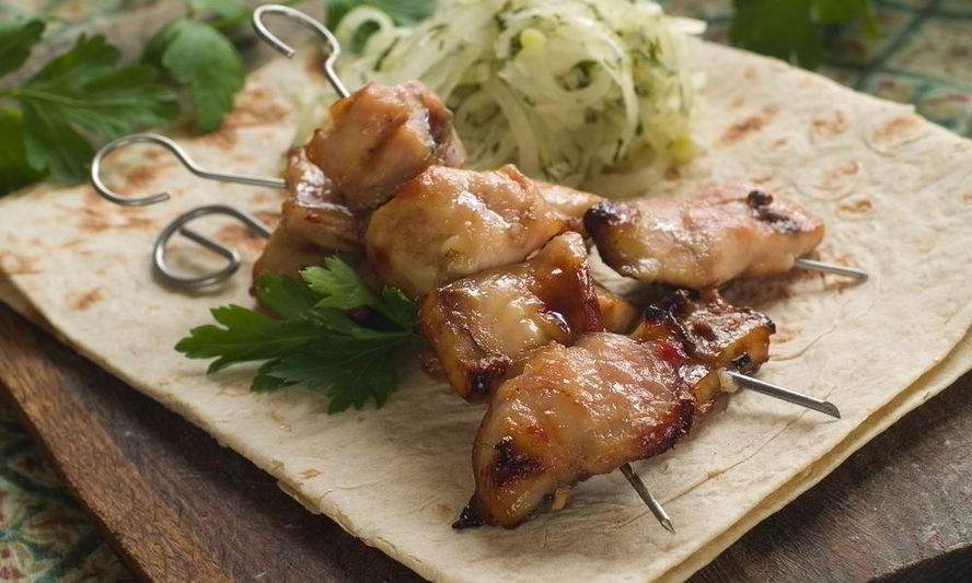 Рецепт осетрины на мангале