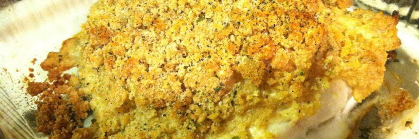 Палтус под хренно-горчичным соусом