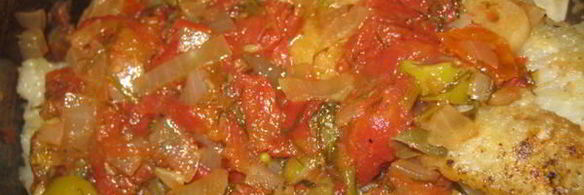 рыба ливорно