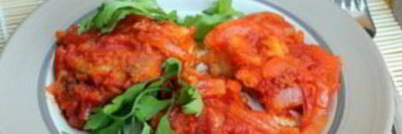 рыба под томатным соусом