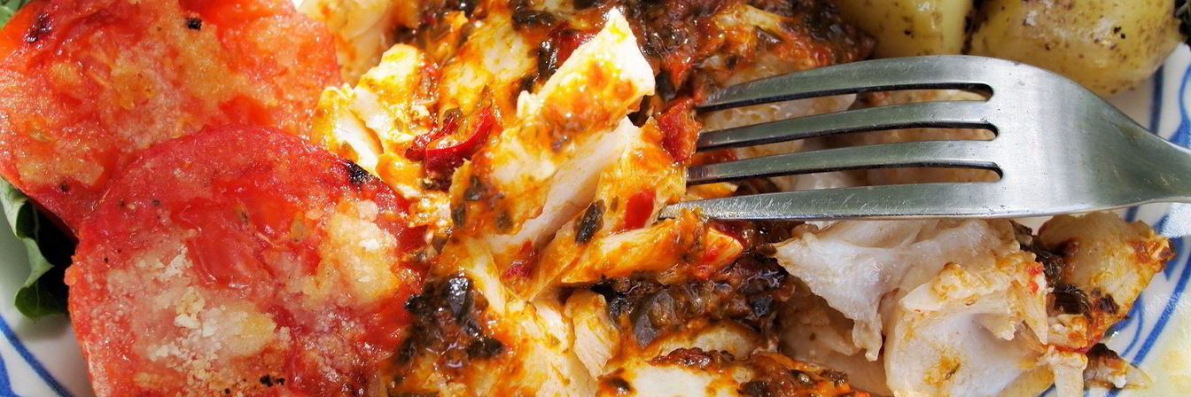 Рыба с картофелем в духовке