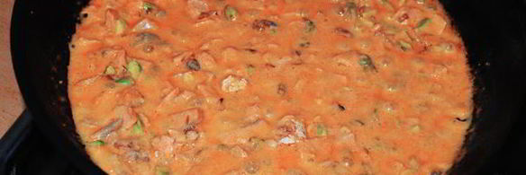 рыба с орешками в гламурных мешочках