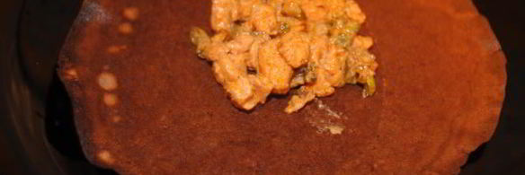 рыба с орешками в гламурных мешочках