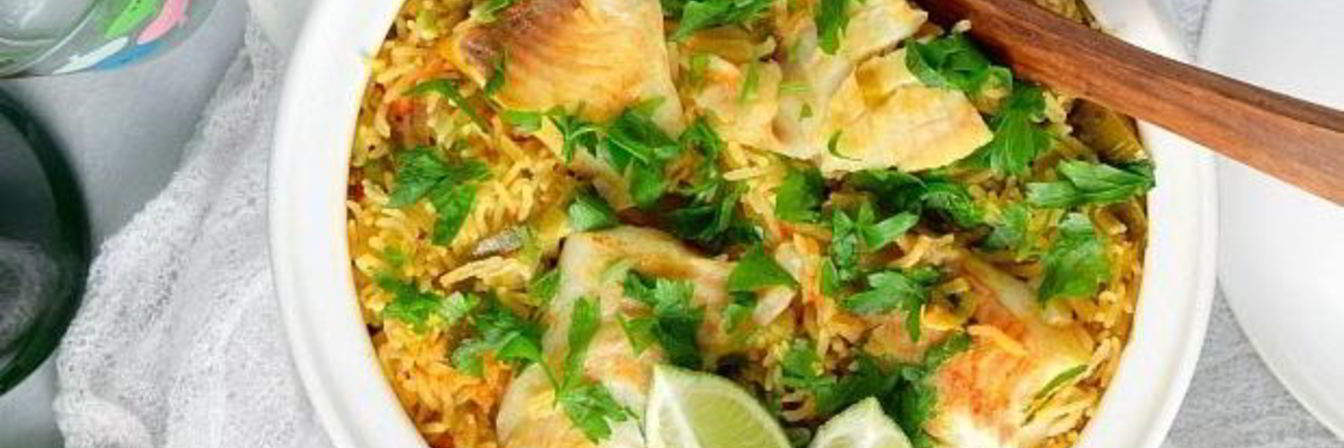 Рыба с рисом