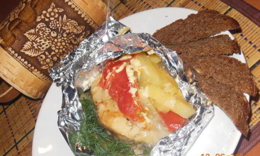 Рецепт рыбы в конвертиках из фольги