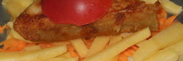 рыба в конвертиках из фольги