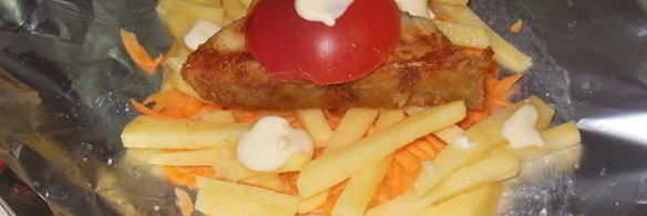 рыба в конвертиках из фольги