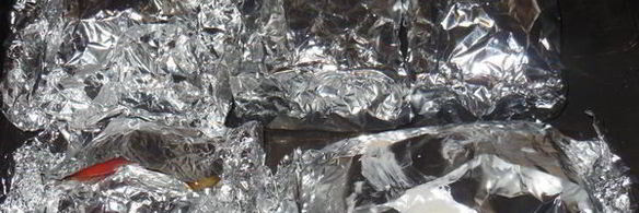 рыба в конвертиках из фольги