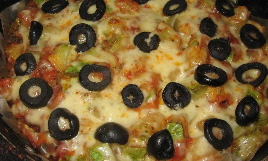 Рецепт рыбы, запеченной с кабачками