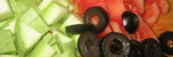 рыба, запеченная с кабачками