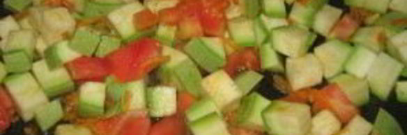 рыба, запеченная с кабачками