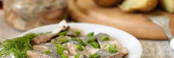 сельдь в маринаде с пятью пряностями