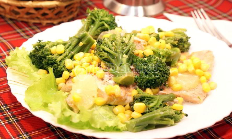 Рецепт семги на пару