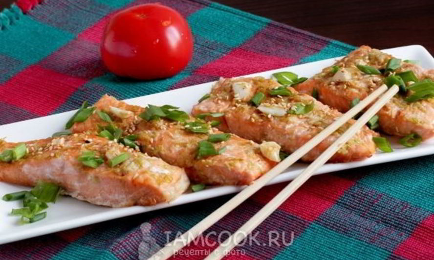 Рецепт семги по-азиатски