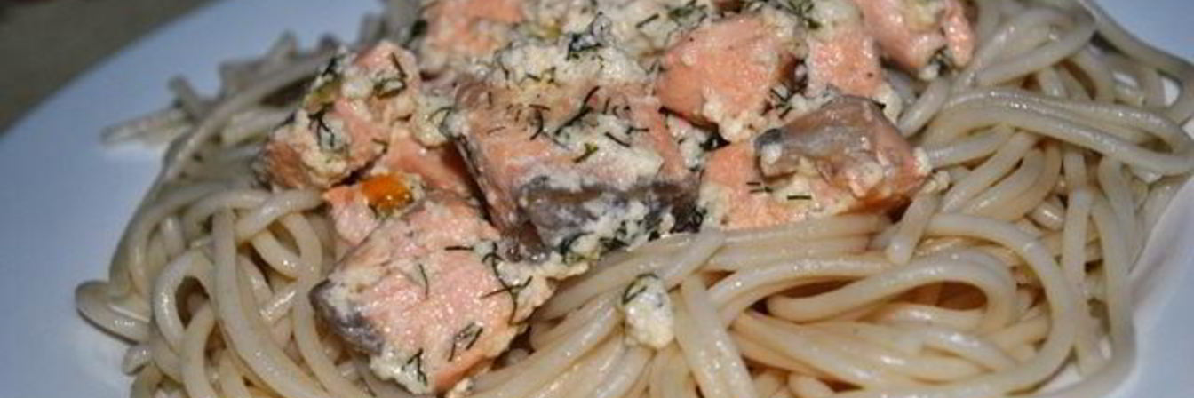 Семга в сливках