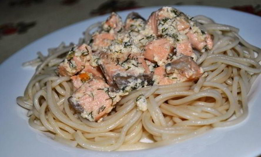 Рецепт семги в сливках