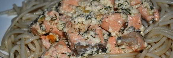 семга в сливках