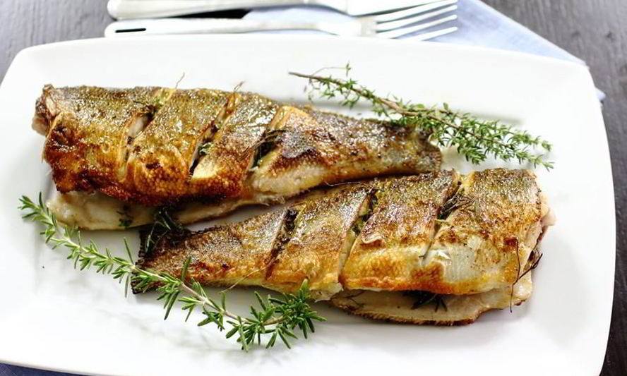 Рецепт сибаса жареного