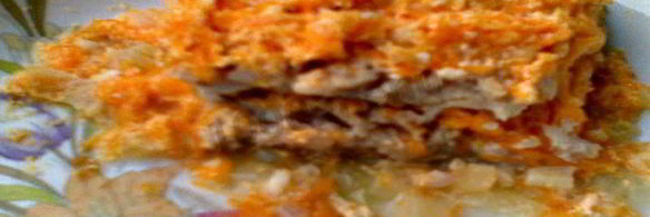 сочный хек под вкусной шубой