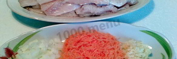 сочный хек под вкусной шубой