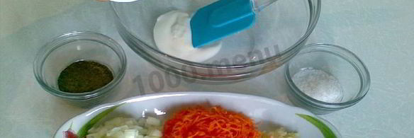 сочный хек под вкусной шубой