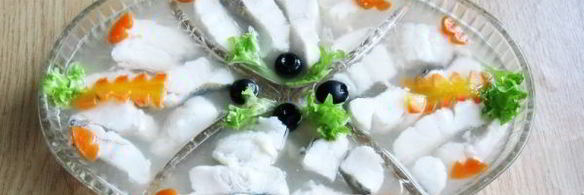 судак заливной