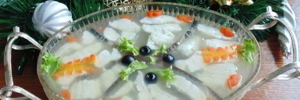 судак заливной