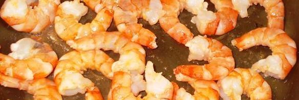 тигровые креветки под греческим соусом