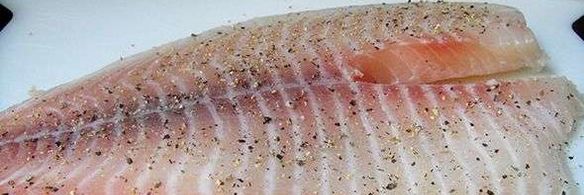 тилапия в картофельной чешуе