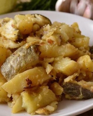 Треска по-деревенски