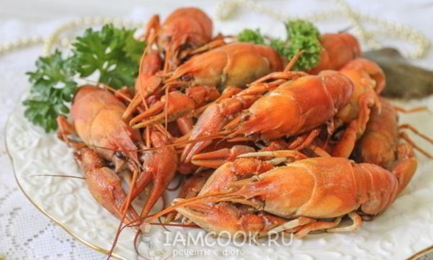 Рецепт вареных раков