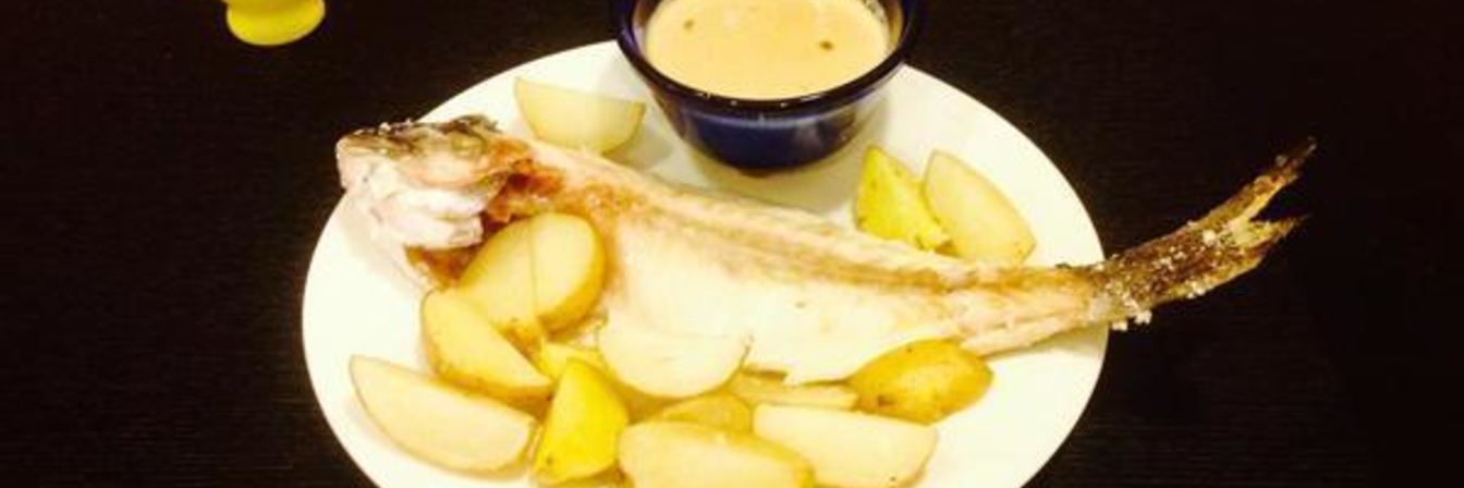 Запеченная дорада в морской соли